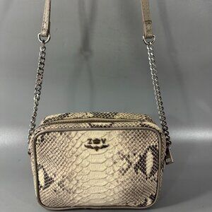 Zadig & Voltaire Chain-Link Embossed Leather Crossbody Bag
